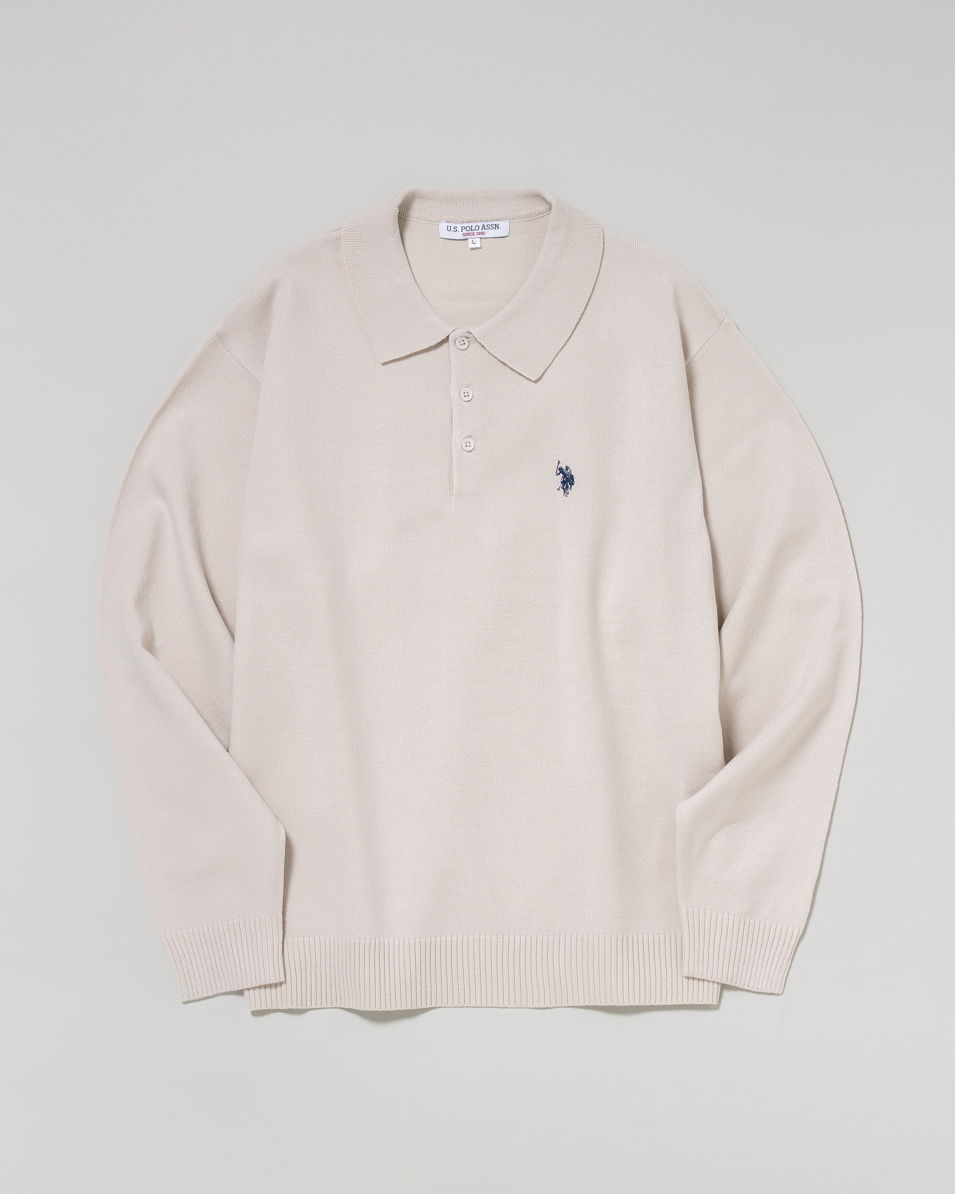 knit polo ニットポロシャツ ダブルホースマン刺繍 PLM53402 – U.S.