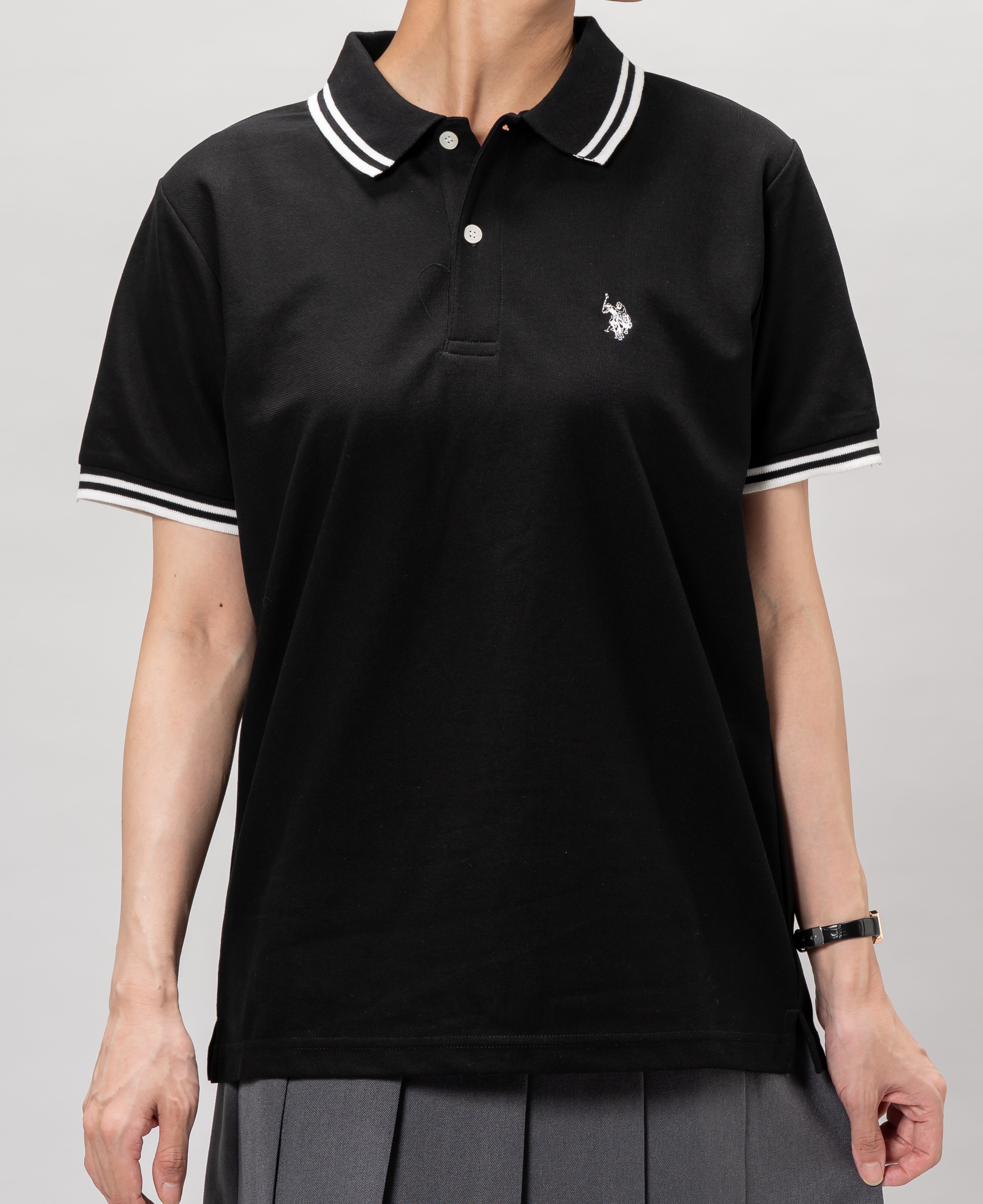 Polo Shirt 鹿の子ポロシャツ ダブルホースマン刺繍 PLM52119 – U.S.