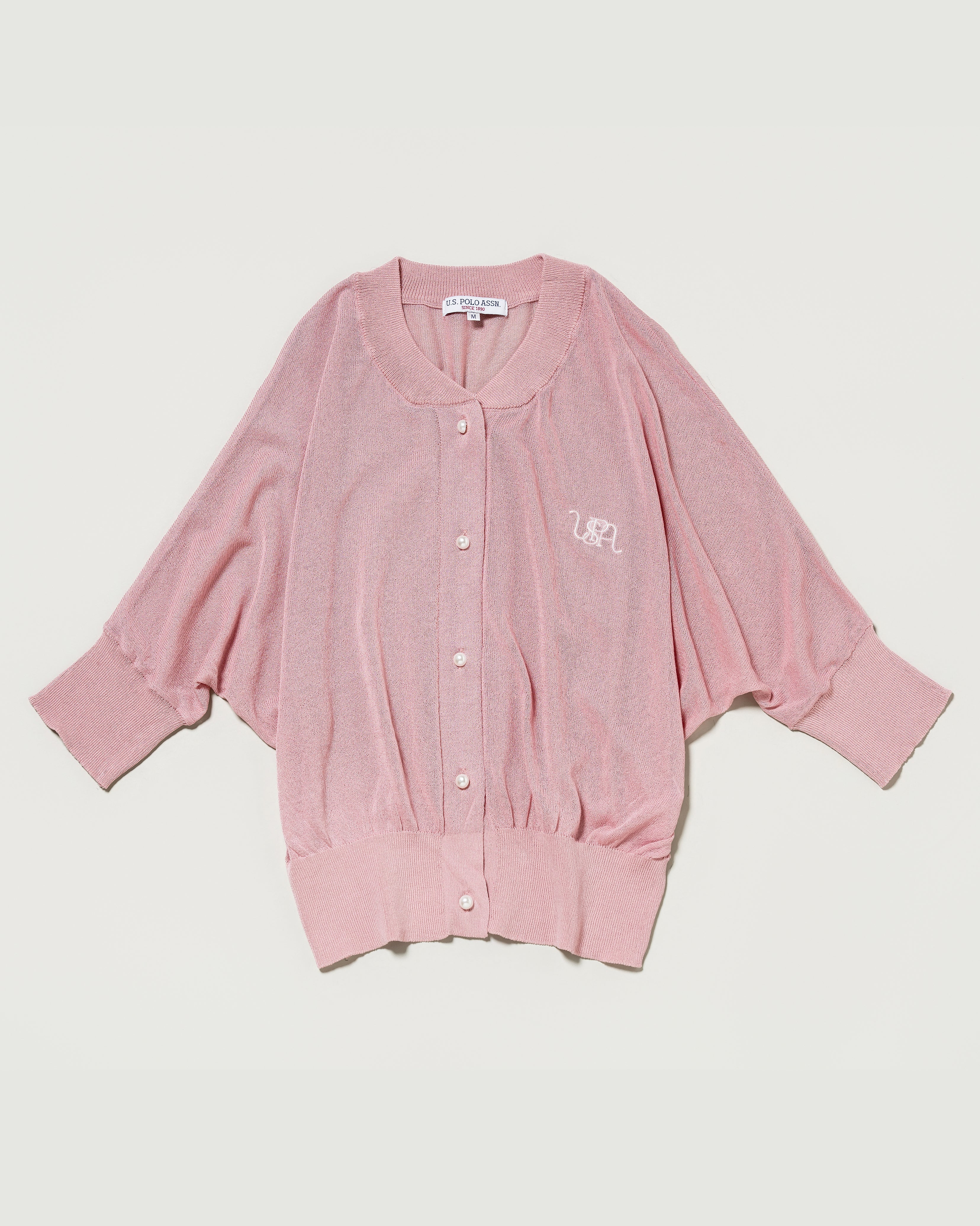 Open-knit cardigan 透かしニットカーディガン PLL62404 – U.S. POLO