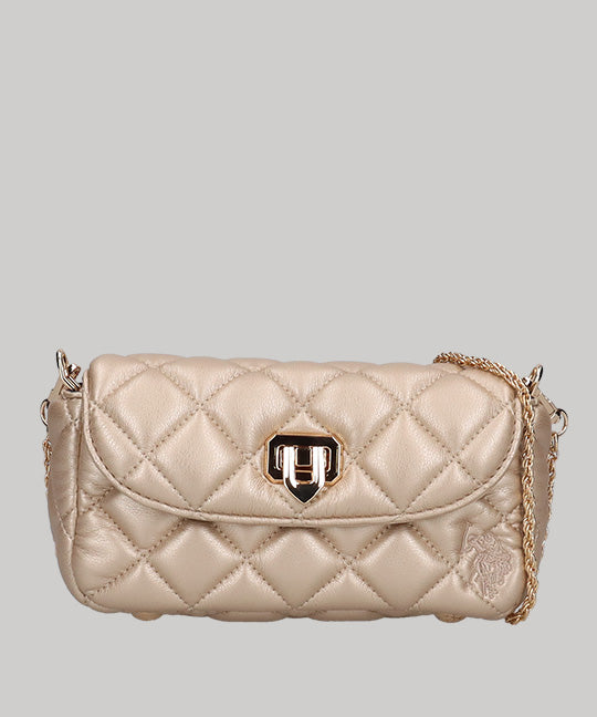 Cross check quilting flap shoulderbag USPA-2722