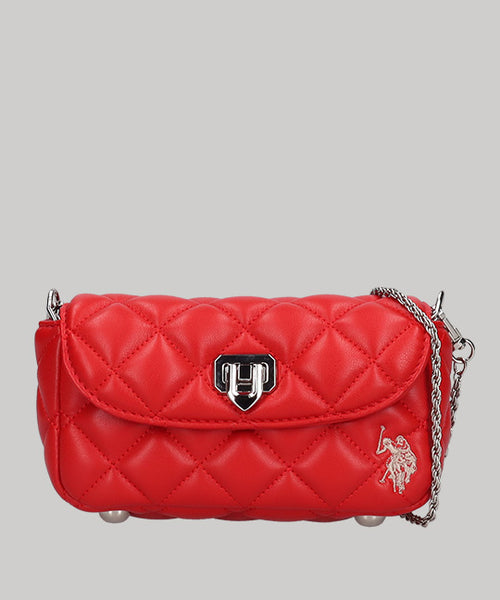 Cross check quilting flap shoulderbag USPA-2722