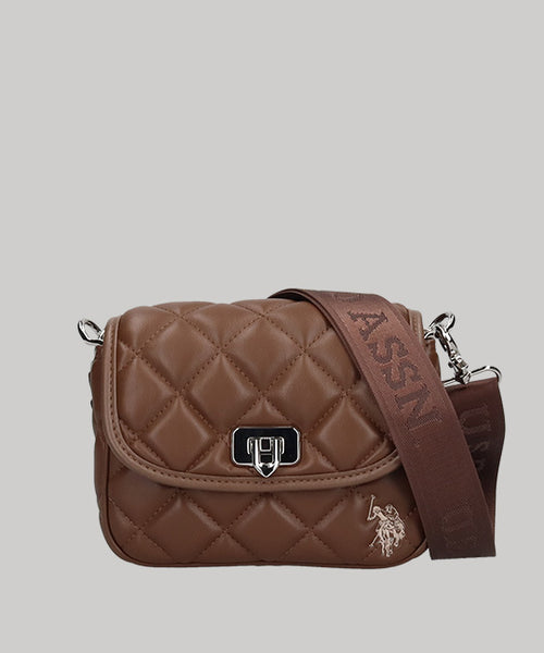 Cross check quilting flap shoulderbag USPA-2723