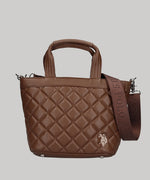 Cross check quilting totebag USPA-2725
