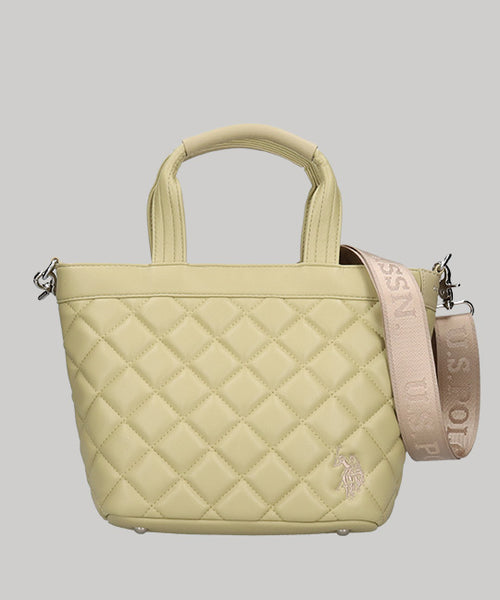 Cross check quilting totebag USPA-2725