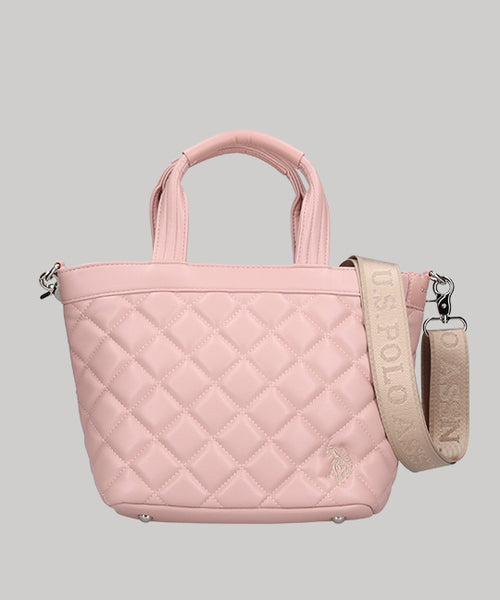 Cross check quilting totebag USPA-2725