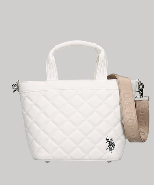Cross check quilting totebag USPA-2725
