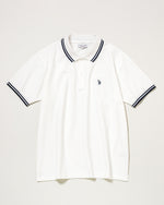Polo Shirt　鹿の子ポロシャツ　ダブルホースマン刺繍　PLM52119