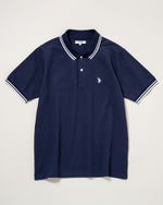 Polo Shirt　鹿の子ポロシャツ　ダブルホースマン刺繍　PLM52119