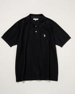Polo Shirt　鹿の子ポロシャツ　ダブルホースマン刺繍　PLM52119