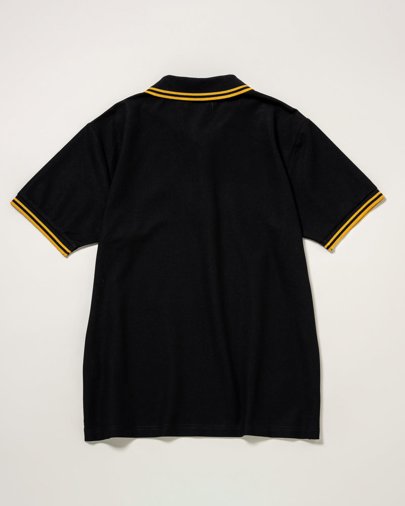 Polo Shirt　鹿の子ポロシャツ　ダブルホースマン刺繍　PLM52119