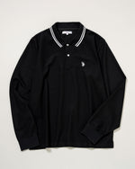 long sleeve Polo Shirt　長袖ポロシャツ　ダブルホースマン刺繍　PLM52220