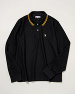 long sleeve Polo Shirt　長袖ポロシャツ　ダブルホースマン刺繍　PLM52220