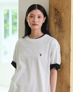 T-shirt　半袖Tシャツ　 ダブルホースマン刺繍　PLM52256
