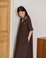 Polo dress　鹿の子ワンピース　ダブルホースマン刺繍鹿の子　PLL52241