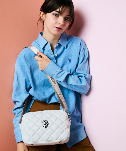 Cross check quilting shoulderbag USPA-2724