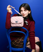 Cross check quilting flap shoulderbag USPA-2723