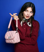 Cross check quilting flap shoulderbag USPA-2723