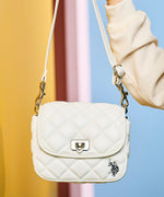 Cross check quilting flap shoulderbag USPA-2723