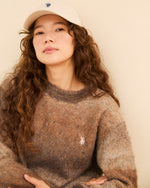 gradation knit　グラデーションニット　ダブルホースマン刺繍　PLM53428