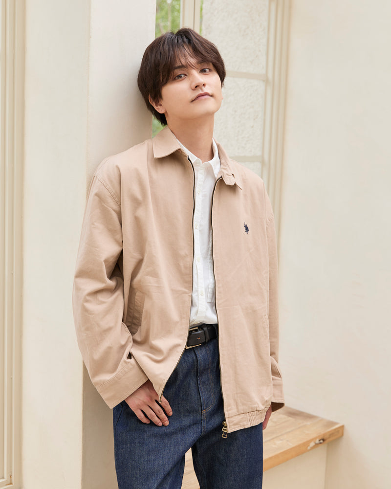 Drizzler jacket　ドリズラージャケット　ダブルホースマン刺繍　PLM53833OF
