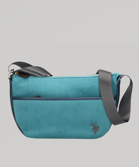corduroy halfmoon shoulder bag USPA-2695 – U.S. POLO ASSN