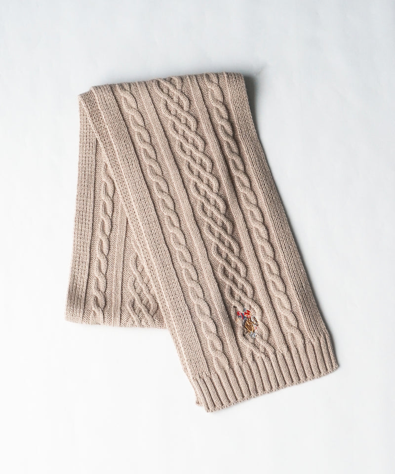 knit cable muffler USPA-2014