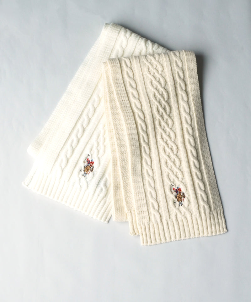 knit cable muffler USPA-2014