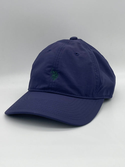 Logo Cap ナイロンキャップ　ダブルホースマン刺繍　PLM52954