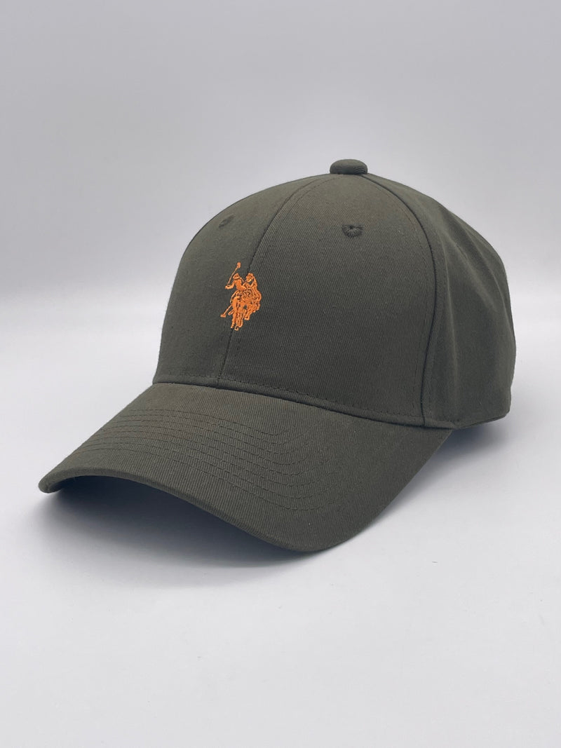 Logo Cap ツイルキャップ　ダブルホースマン刺繍　PLM25800