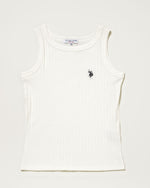 【予約商品】Tanktops　リブタンクトップ　ダブルホースマン刺繍　PLL52242