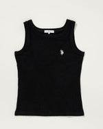 【予約商品】Tanktops　リブタンクトップ　ダブルホースマン刺繍　PLL52242
