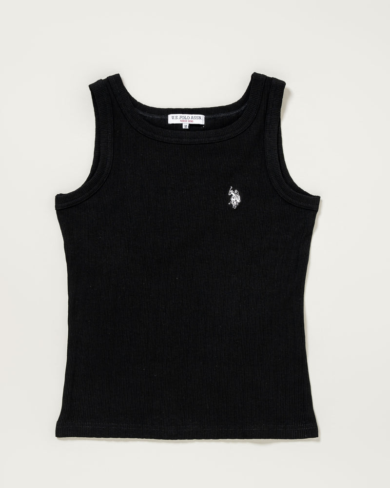 【予約商品】Tanktops　リブタンクトップ　ダブルホースマン刺繍　PLL52242