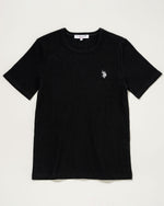 【予約商品】T-shirt　ベーシック半袖Tシャツ　ダブルホースマン刺繍　PLL52243