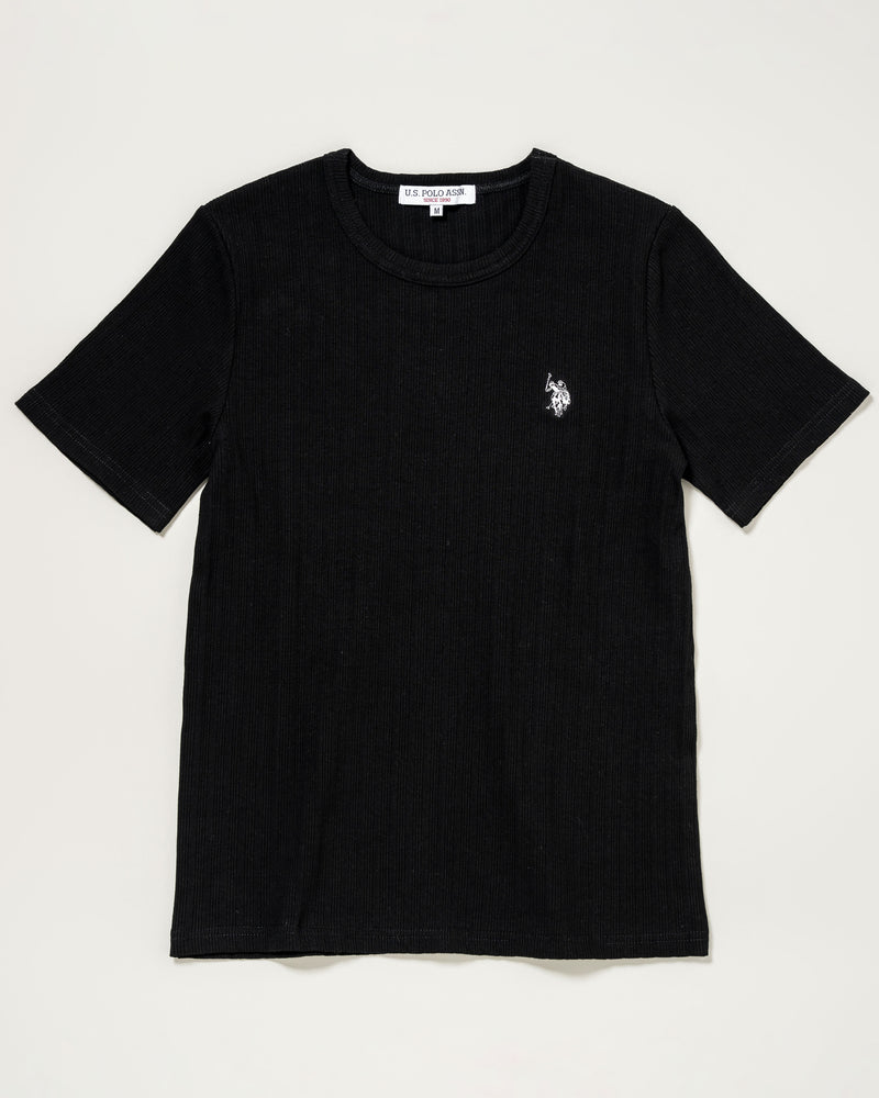 【予約商品】T-shirt　ベーシック半袖Tシャツ　ダブルホースマン刺繍　PLL52243