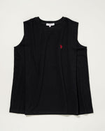 【予約商品】Shoulder tuck tank　ショルダータックタンク　ダブルホースマン刺繍　PLL52244