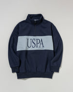 Half-zip sweatshirt　ハーフジップスウェット　ダブルホースマン刺繍　PLL53304