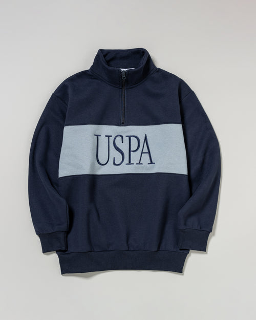 Half-zip sweatshirt　ハーフジップスウェット　ダブルホースマン刺繍　PLL53304