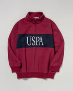 Half-zip sweatshirt　ハーフジップスウェット　ダブルホースマン刺繍　PLL53304