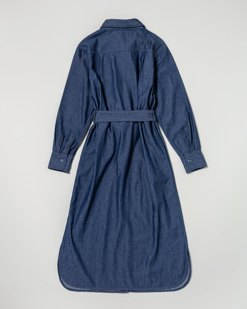 shirt dress　シャツワンピース　ダブルホースマン刺繍　PLL53715
