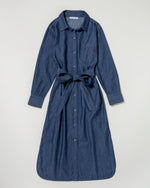 shirt dress　シャツワンピース　ダブルホースマン刺繍　PLL53715