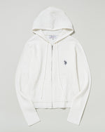 Cable zip-up hoodie　ケーブルジップアップパーカー　ダブルホースマン刺繍　PLL53469