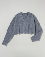 shaggy cardigan　シャギーカーディガン　ダブルホースマン刺繍　PLL53471