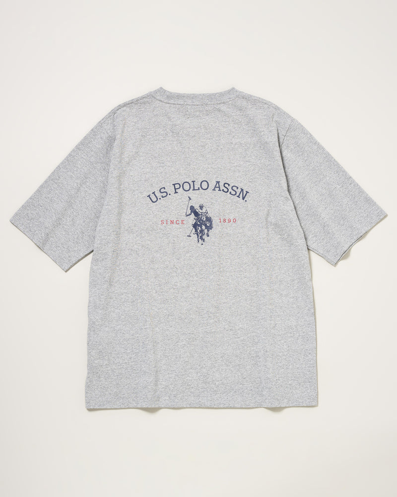 【予約商品】T-shirt　半袖Tシャツ　 ダブルホースマン刺繍　PLM52257