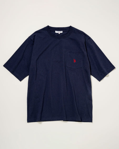 【予約商品】T-shirt　半袖Tシャツ　 ダブルホースマン刺繍　PLM52257