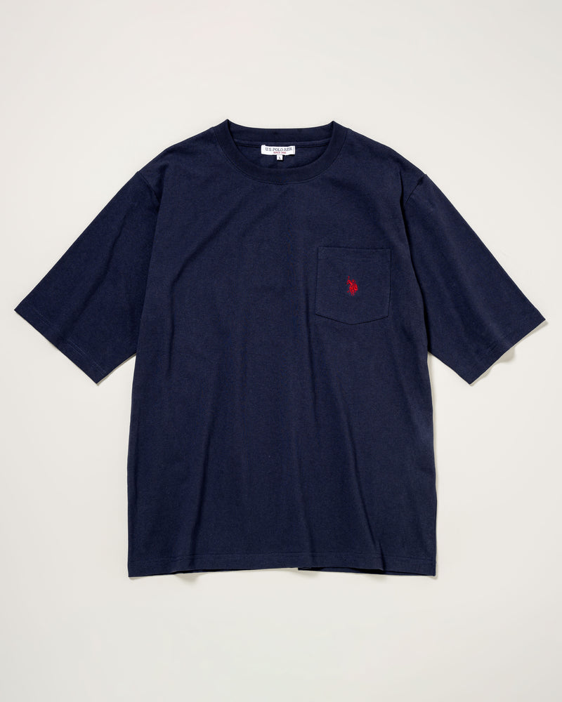 【予約商品】T-shirt　半袖Tシャツ　 ダブルホースマン刺繍　PLM52257