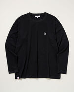 【予約商品】long sleeve t-shirt　長袖Tシャツ　ダブルホースマン刺繍　PLM52258