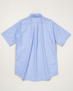 【予約商品】Regular collar broad shirt　レギュラーカラーブロード半袖シャツ　ダブルホースマン刺繍　PLM52710