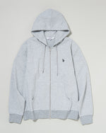 full zip hoodie　フルジップパーカー　ダブルホースマン刺繍　PLM53327