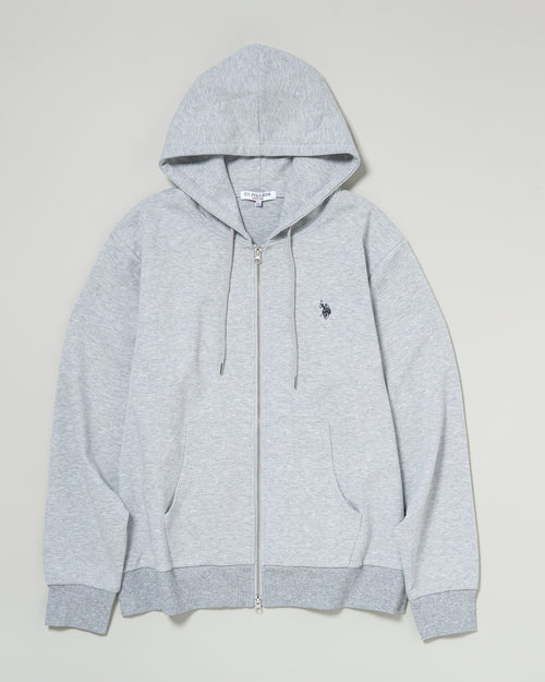 full zip hoodie　フルジップパーカー　ダブルホースマン刺繍　PLM53327