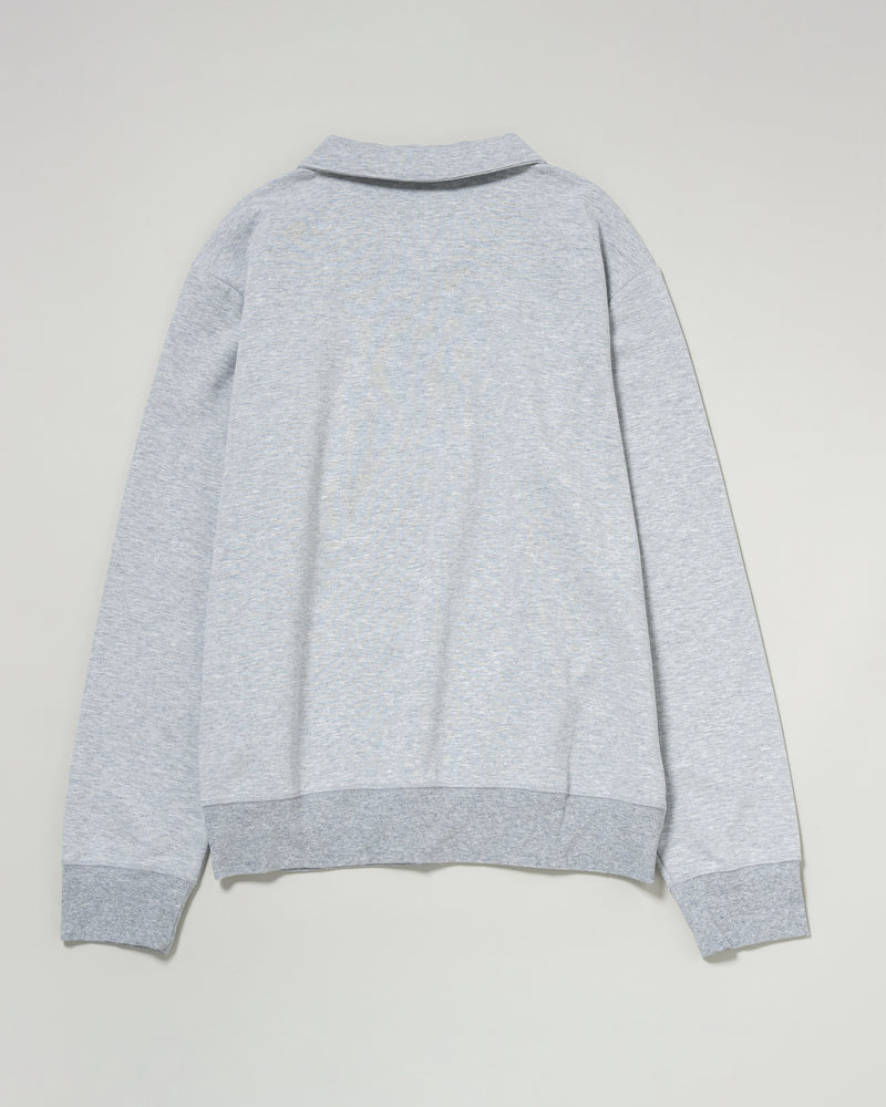 Half-Zip Polo Sweatshirt　ハーフジップポロスウェット　ダブルホースマン刺繍　PLM53329